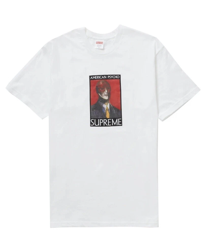 Tee shirt blanc Supreme American Psycho taille : extra large