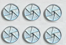 6x Ikea Eccentric Case Cam-Lock Nut Large 35mm Diameter Part # 114670 