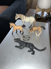 4- 2012 Schleich Adult Black Panther-Plastic Animal Figure Plus 3 See Pics