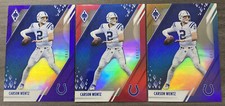 Carson Wentz- 2021 Phoenix Football - Purple /125, Red /250 & Color Blast #44