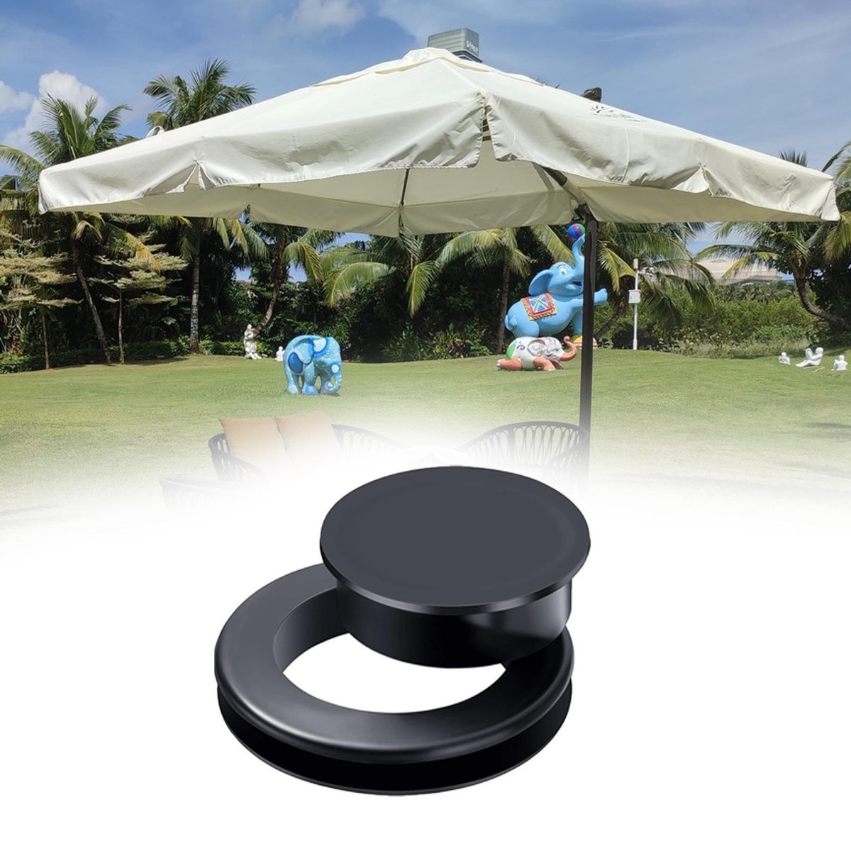 abba patio 8 x 10 feet rectangular cantilever umbrella 10 Feet Cantilever Offset Umbrella