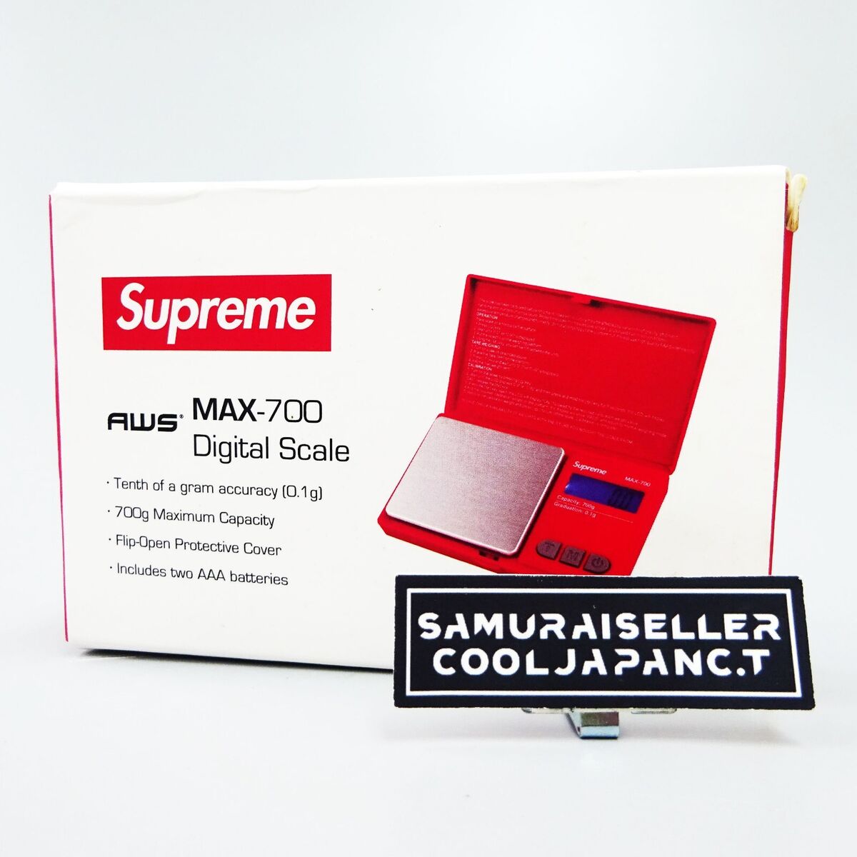 Supreme AWS MAX-700 Digital Scale Red