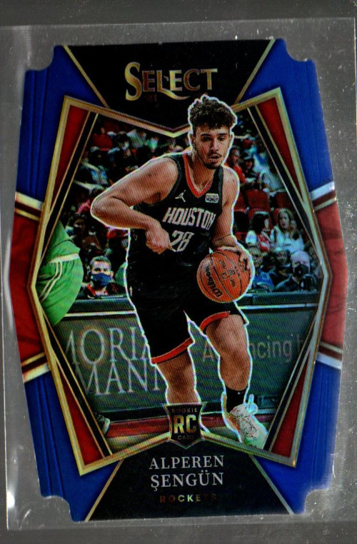 2021-22 Select Prizms Blue Die Cut #114 Alperen Sengun /249