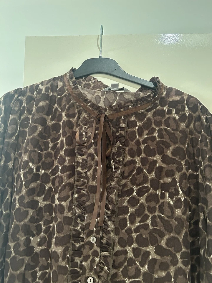 Anna Scholz Leopard Dress 👗 Women’s 20 (Aus 20-24) VGC - Image 2 of 4