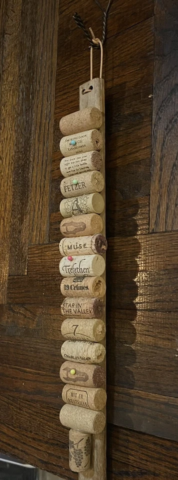Handmade Space-Saving Cork Strip From Bottle Corks  for Memos & Photos - Image 3 of 4