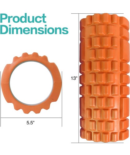 2Pack Foam Roller for Deep Tissue Massager Muscle Trigger Point Release 13''X5'' - Picture 7 of 7
