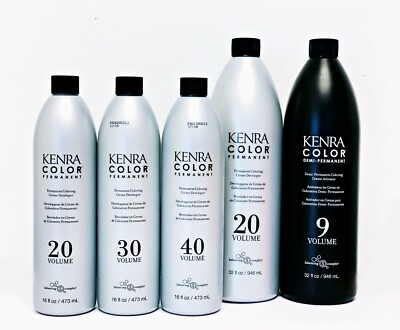 KENRA COLOR Permanent / Demi-Permanent Creme Developer 16 / 32oz (CHOOSE YOURS) 