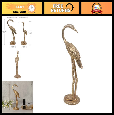 Elegant Metal Crane Ring Holder Stand - Jewelry Display for Engagement & Wedding