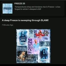 ⭐ TOPPS WWE SLAM | FREEZE 25 | COMPLETE SETS ⭐