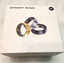 Smart Ring Activity Tracker Size 8, Heart Rate Sleep Blood Oxygen BP Steps