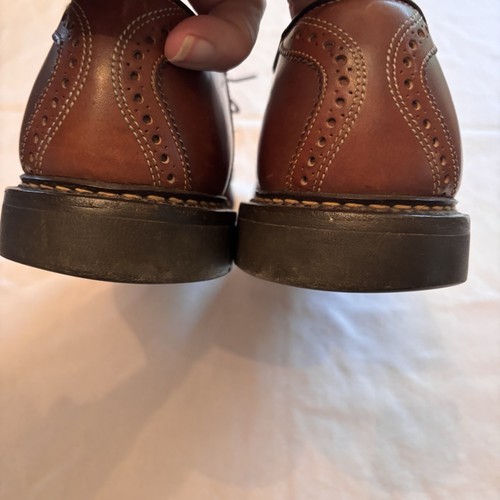 Allen Edmonds 7551 Canfield Leather Oxford Dress Shoes Brown Rogue Mens 9D - Picture 4 of 14