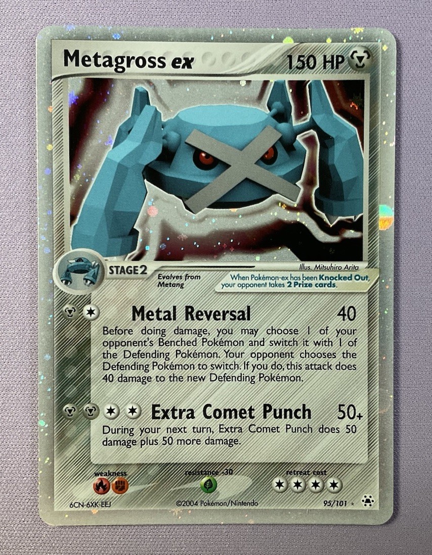 Pokemon Metagross ex Hidden Legends Holo 95/101 2004 NM