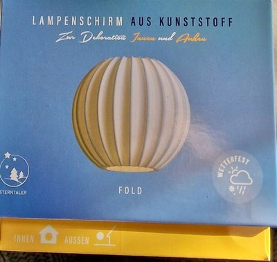 DecoTrend Lampenschirm Fold klein 9 cm ohne Beleuchtung,  Art. Nr. 5002  TOP