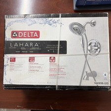 Delta Lahara In2ition 2-in-1 5-Spray Brushed Nickel Tub Shower Faucet complete