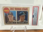 2017 Topps Heritage Rookie Stars Aaron Judge, Tyler Austin #214 (RC) PSA 10 Card