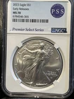 2023 American Silver Eagle NGC MS70 Early Releases PSS Premier Select 1oz