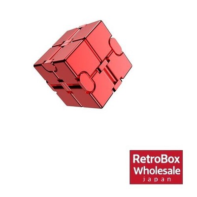 Infinity Cube 3D Puzzle Fidget Toy rot verstärkt