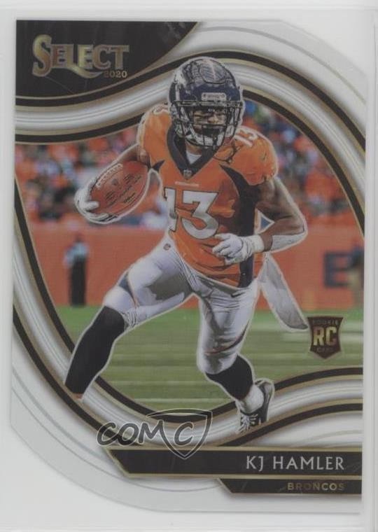2020 Panini Select Field Level White Prizm Die-Cut KJ Hamler #367 1e3h