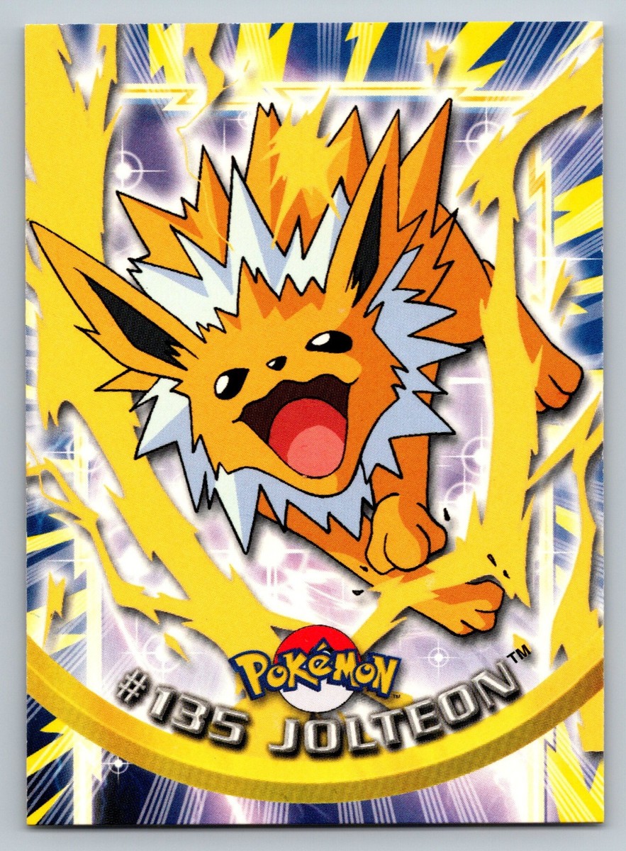 2000 Topps Pokemon Series 3 #135 Jolteon TV Animation Edition Blue