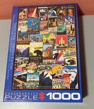 Eurographics 1000 Piece Jigsaw Puzzle Travel USA Complete