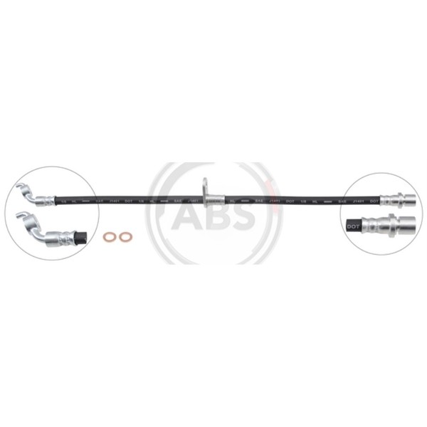 A.B.S. Bremsschlauch FüR Subaru XV _Gp_ 2.0I AWD 1.6I GP 1.6 Bi-Fuel 2.0-image