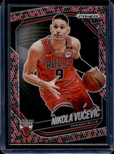 2024-25 Panini Prizm Black Nikola Vucevic Snakeskin Prizm #10 Bulls