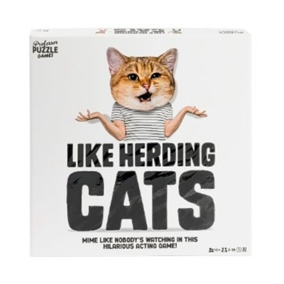 Professor Puzzle Board Game Like Herding Cats Box NM