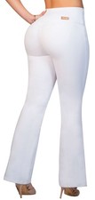 Butt Lifter Jeans High Waist Boot Cut Pantalones Levanta Cola Colombianos 540W