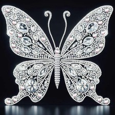 Butterfly Diamond Art Painting Kits for Adults,5D Diamond Painting Kits