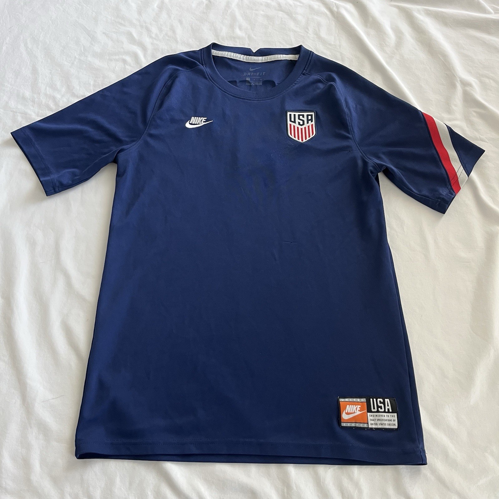 Nike USA National Team USMNT 2020 Prematch Shirt Jersey CD2582-421 Mens Small