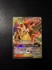 Pokémon TCG Charizard & Braixen GX Holo Ultra Rare Cosmic Eclipse