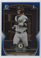 2023 Bowman Draft Chrome Blue Refractor /150 Jonah Cox #BDC-135 17f8