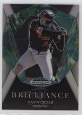 2022 Panini Prizm Draft Picks Brilliance Silver Prizm Gavin Cross #BR-GC 0b3