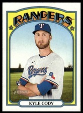 2021 Topps Heritage Kyle Cody RC Texas Rangers #612 8388
