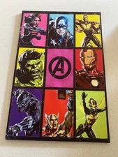 AVENGERS-FRAMED STRETCHED CANVAS PRINT-ART-READY TO HANG-40CMx60CM