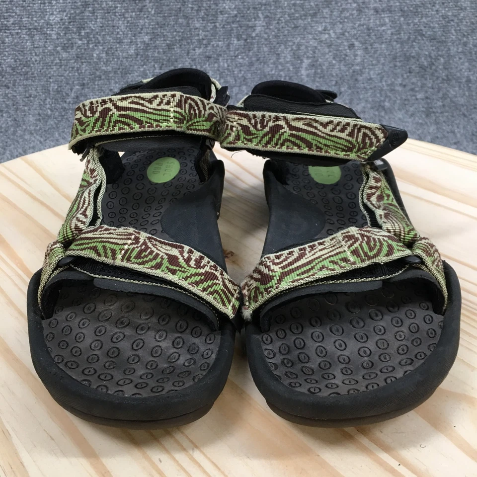 Sandalias Teva para mujer 9 Hurricane XLT ajustables con tiras y tirantes verde marrón Foto 4 de 4