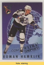 1992-93 Fleer Ultra Ultra Imports Roman Hamrlik #4 READ gs7