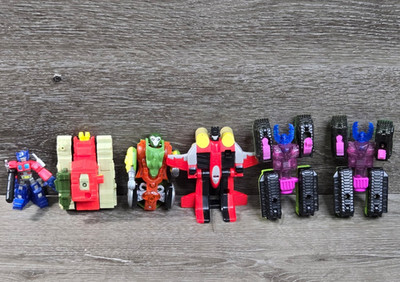 Transformers Mini Figures Lot Optimus Prime Decepticon Vehicles Action Toys