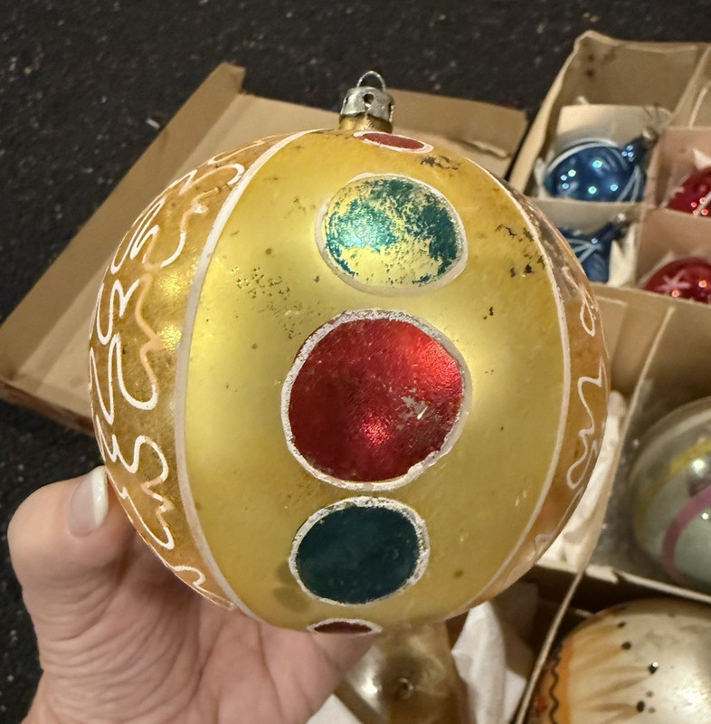 Massive Jumbo Yellow Poland Ornament