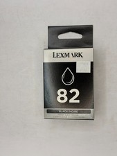 GENUINE LEXMARK BLACK INK CARTRIDGE 82