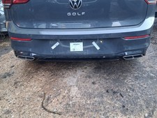 2024 VW VOLKSWAGEN GOLF MK8 R LINE COMPLETE REAR BUMPER WITH SENSORS GREY LI7F