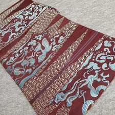 Japanischer Kimono Retro Obi Gürtel Nagoya Drache Phönix Blume Arabeske Taisho