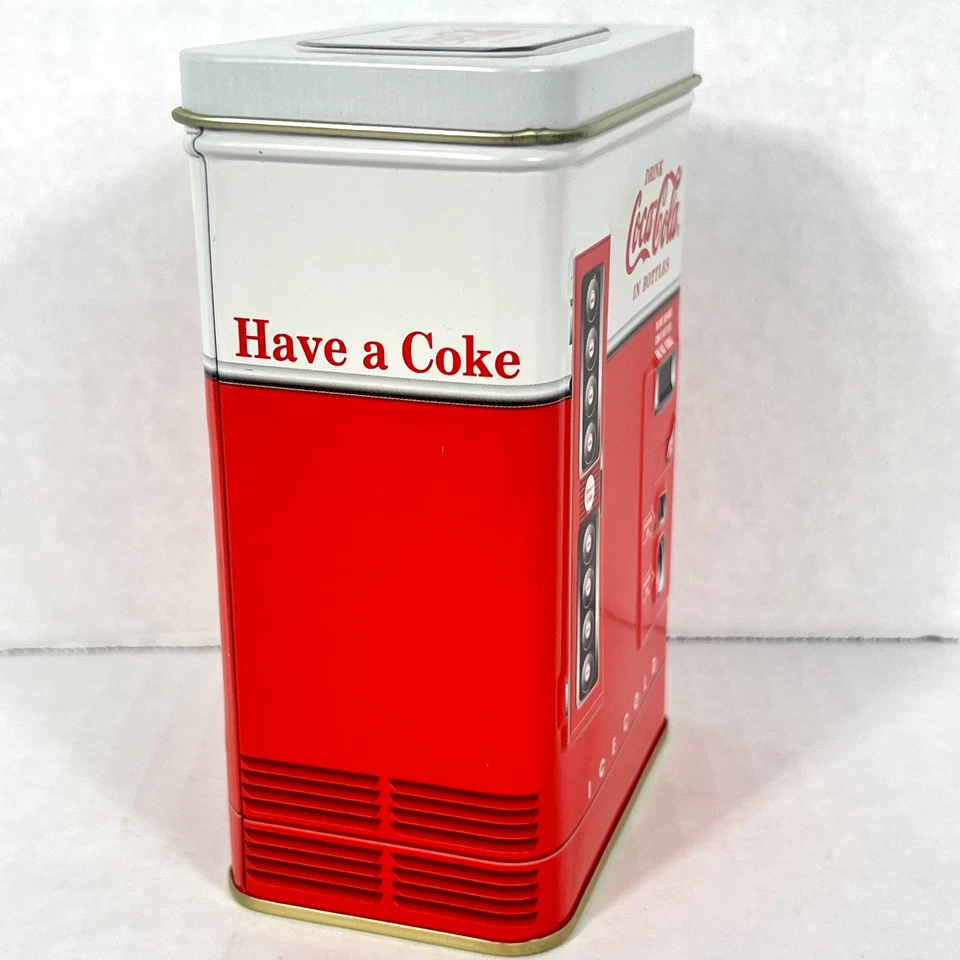 Vintage Coca-Cola Vending Machine Collectible Tin 1996 - Image 3 of 4