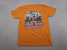 Harley Davidson Shirt Mens ZZZ Top Horny Toad Temple Texas Biker Shirt SZ M NEW