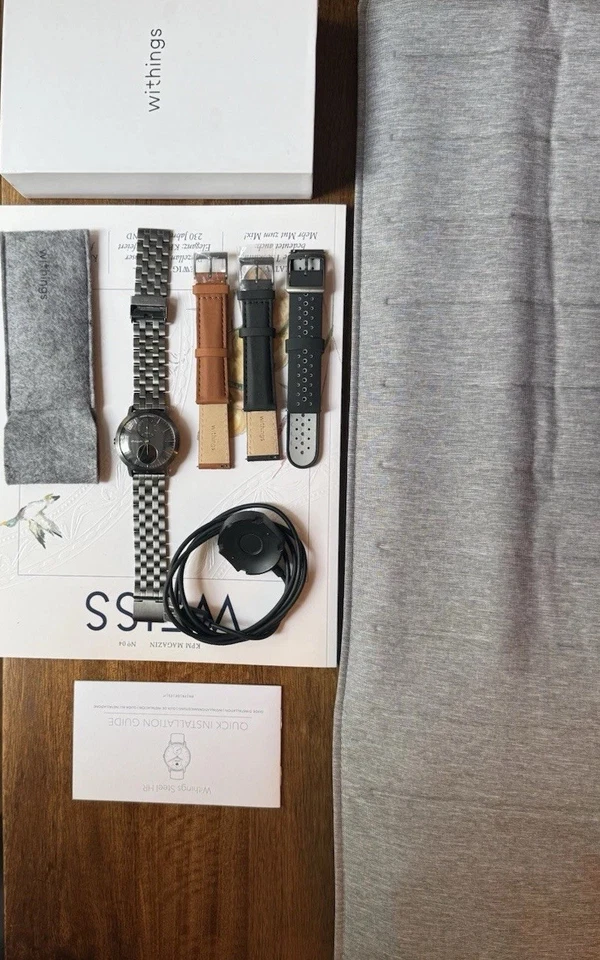 Withings Steel HR Sapphire + Nokia (Withings) Sleep (altes Nokia-Modell) – Set - Bild 2 von 4