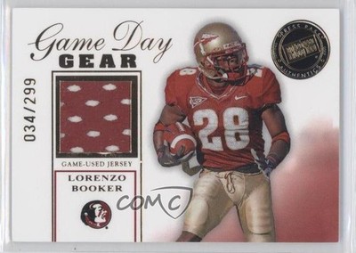 2007 Press Pass SE Game Day Gear Gold /299 Lorenzo Booker #GDG-LB Rookie RC 0a1