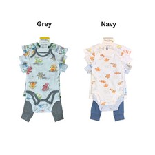 Juego de 4 piezas de ropa de juego de algodón orgánico Burt's Bees para bebé niño pequeño niño