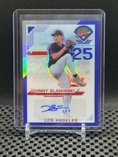 Johnny Slawinski 2025 Prospect Edition Prospect Ticket Auto - Blue #39/149 - #27