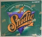 1993 Leaf Studio Baseball Factory Sealed Jumbo Box - 24 Packs — photo 2