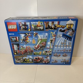 LEGO CITY Fire Station 60110 RETIRED SET LEGOs Set Firemen New Sealed In Box